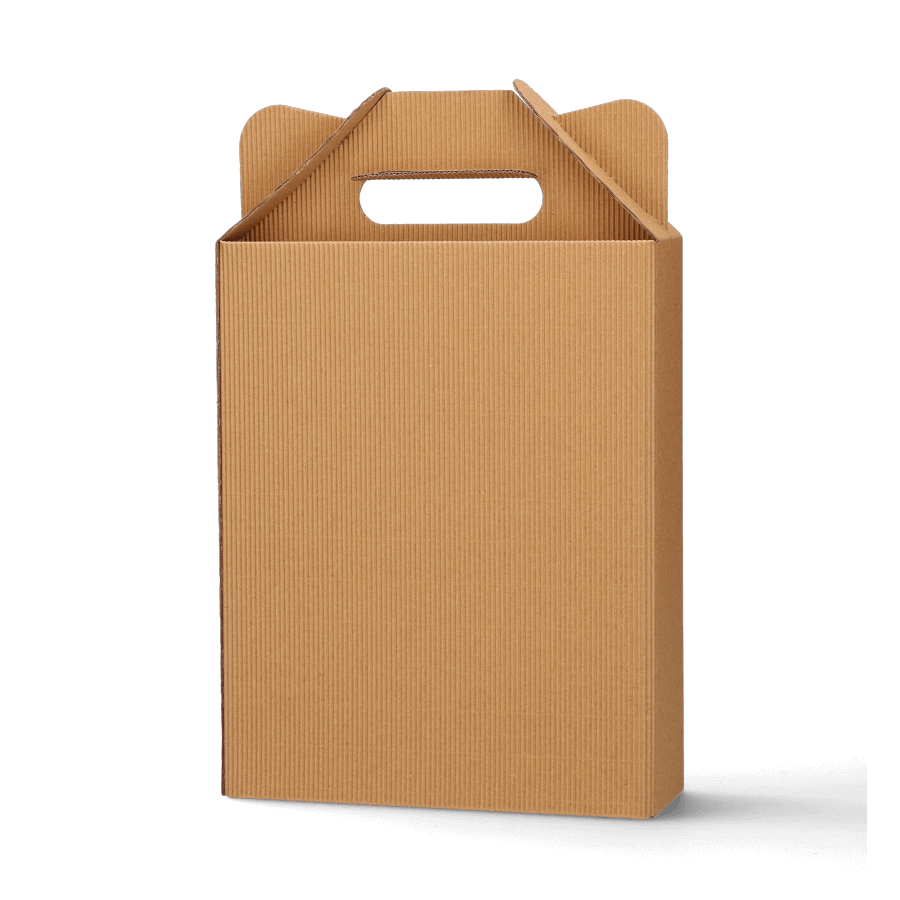 3er Bierträger mit Sichtfenstern – Karton, für 0,33l / 0,5l Flaschen