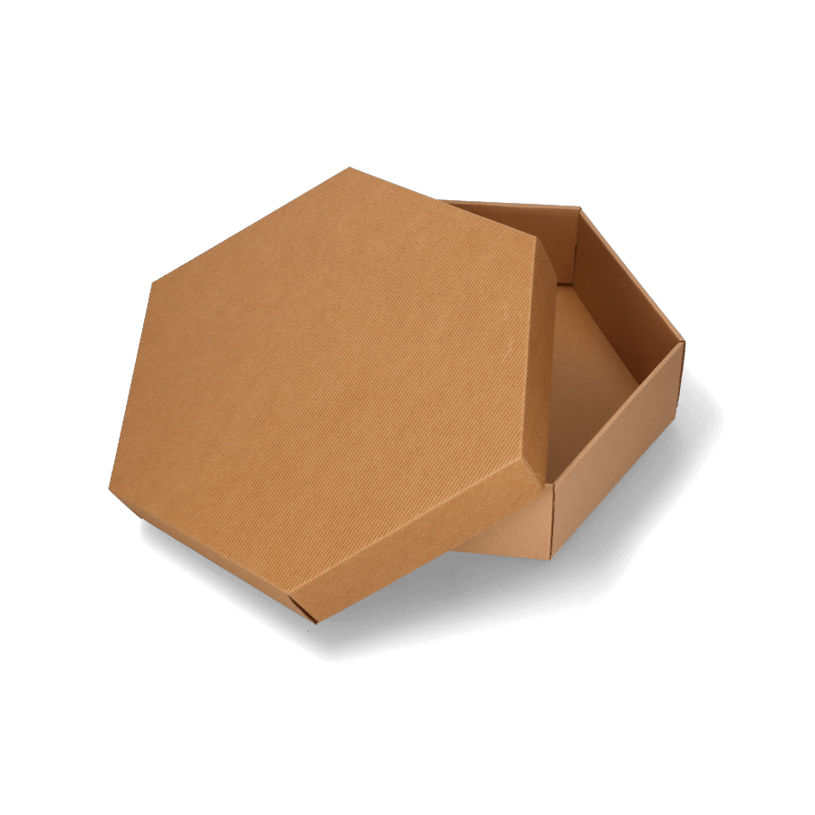 Geschenkbox ohne Sichtfenster (Hexagon) 380x330x90mm