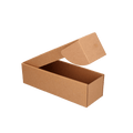 Weinverpackung liegend mit Deckel – Karton, recycelt, für 0,5 l / 0,7 l Flaschen