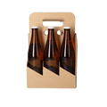 6er Bierträger – Flaschenträger aus Karton, für 0,33l / 0,5l Flaschen